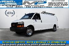 GMC Savana Cargo ALLONGÉ 92.000 KM CERTFIÉ / GARANTIE 1 ANS ALLO