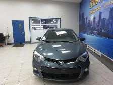 TOYOTA COROLLA 2016 S SPORT AUTOMATIQUE CUIR / TISSU NOIR CHAUFF - Photo 4
