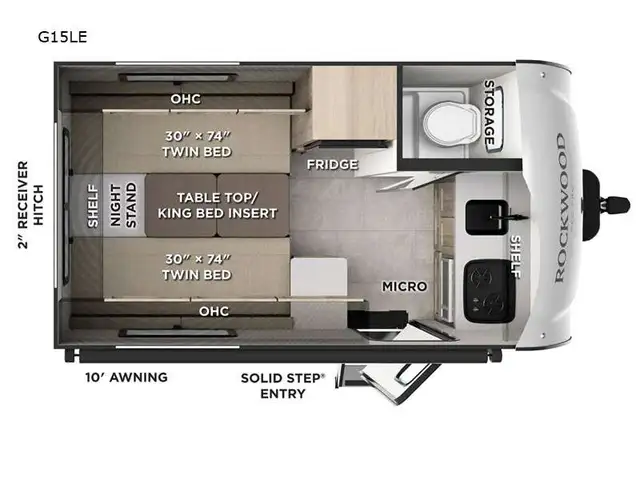2026 Forest River RV Rockwood GEO Pro G15LE