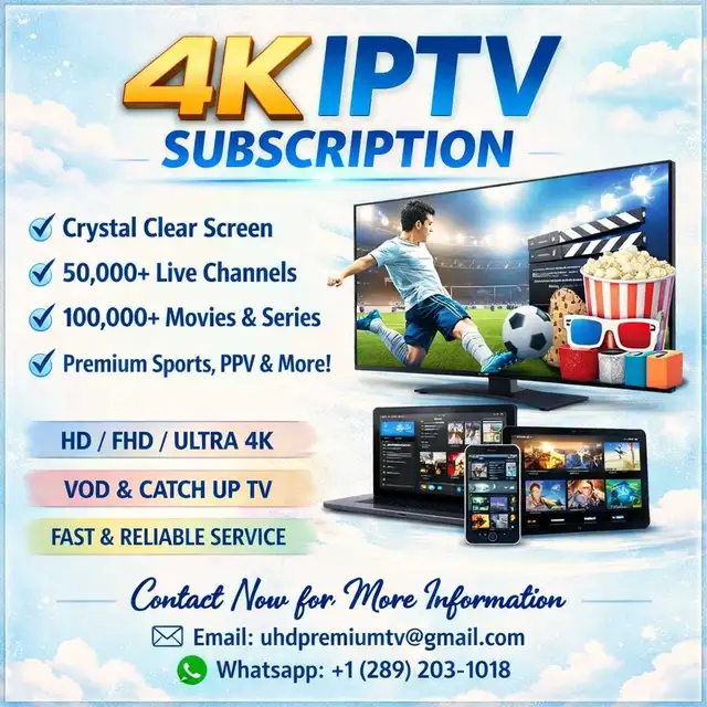 Latest 4K I.P.T.V - Best servers