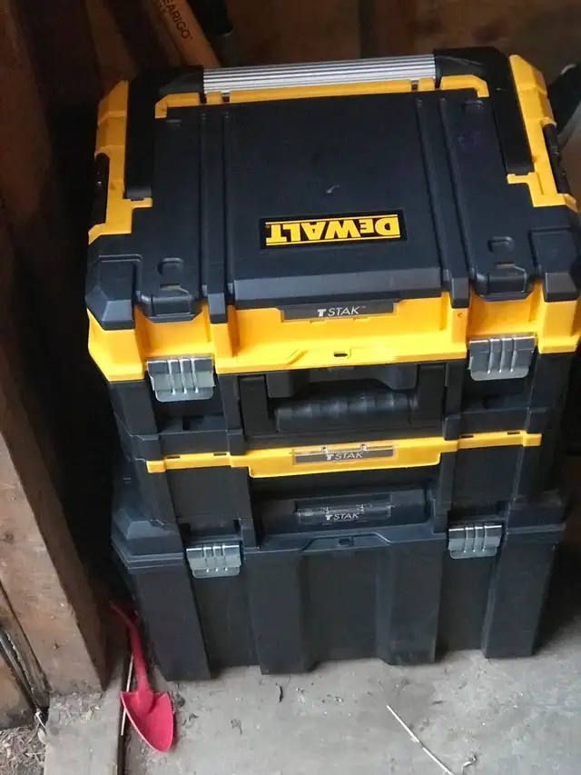 Dewalt tool box and tools