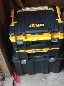 Dewalt tool box and tools