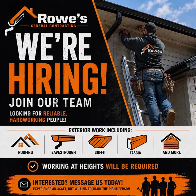 Exerior Labourer Needed - Roofing/Eavestrough