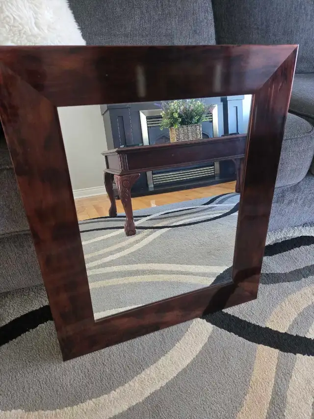 Beautiful Dark Framed Mirror