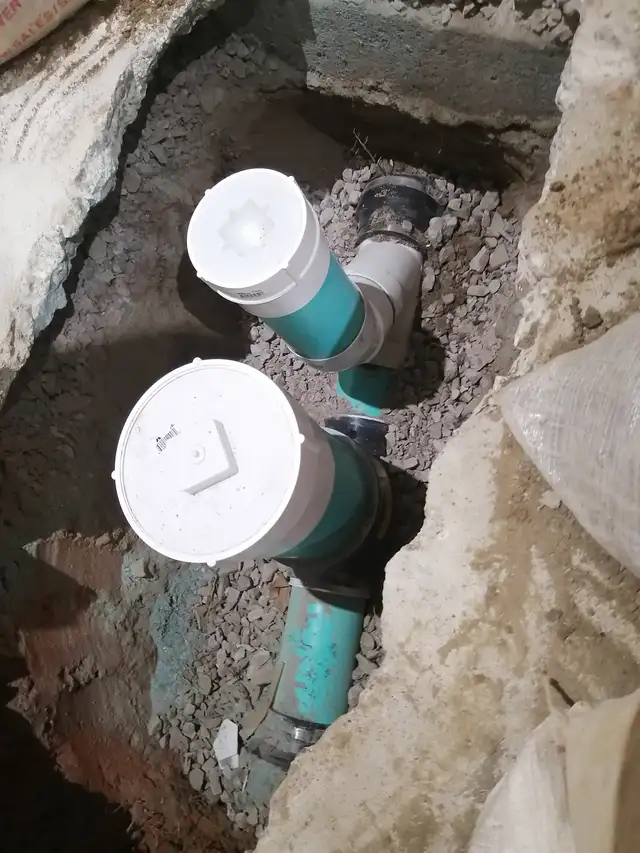 PLUMBING SERVICE DRAIN ROUGH IN WATERPROOFING SUMP PUMP ISSUES - Photo 2