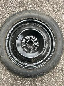 spare rim and tire