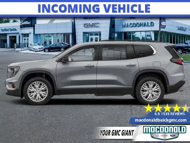 2026 GMC Acadia Elevation - $450 B/W