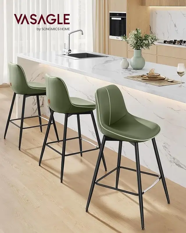 Brand New Set of 2 PU Bar Stools $ 178 - Photo 4