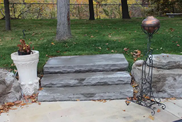 Premium Slate Grey Landings – Natural Stone | $69/Sqft