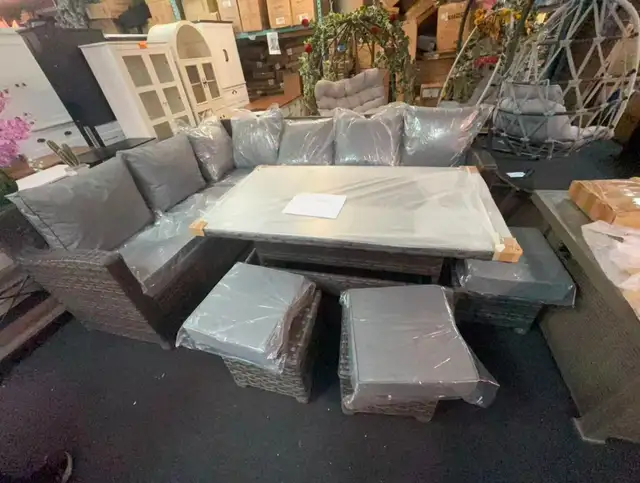 Brand New 9-Seater Patio Aluminum Dining Set Special $1599 - Photo 4