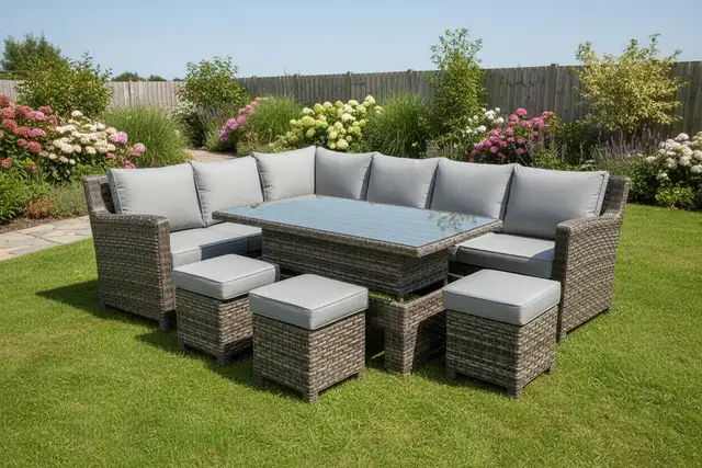 Brand New 9-Seater Patio Aluminum Dining Set Special $1599 - Photo 9
