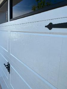 16x7 Garage Door Installed – White Carriage Style- Vaughan - Photo 2