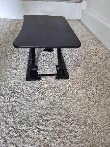 DELIVERY AVAILABLE Metal Adjustable Standing Desk Converter - Photo 6
