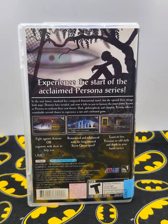 Tested - Shin Megami Tensei: Persona - PSP - In Case (#2967) - Photo 6
