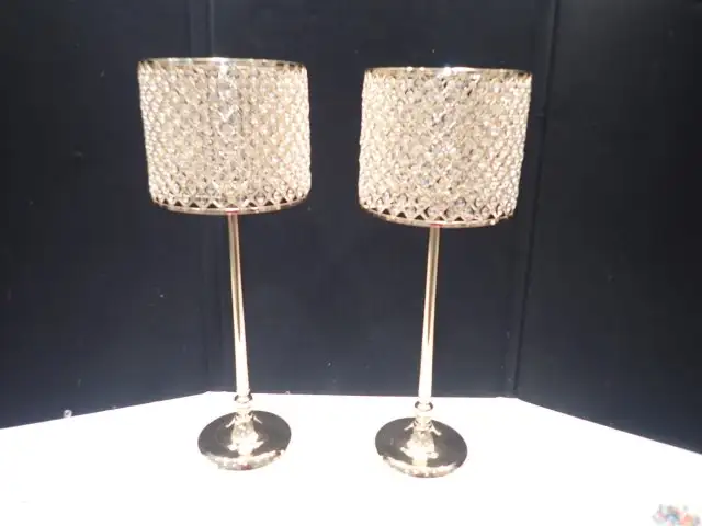 Glam-Style Floor Candle Holder