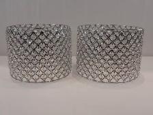 Silver Bling Drum Shades