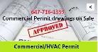 Commercial Permit drawings on sale /HVAC permit/Plumbing 647-716