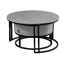 Sintered stone marble top Coffee Table set of 2 for Only $299. - Photo 6