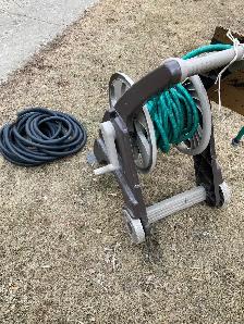 hose reel and extra hose