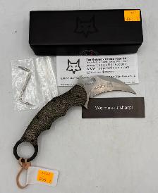 Fox Knives 479MIB Folding Karambit with Textured Handle
