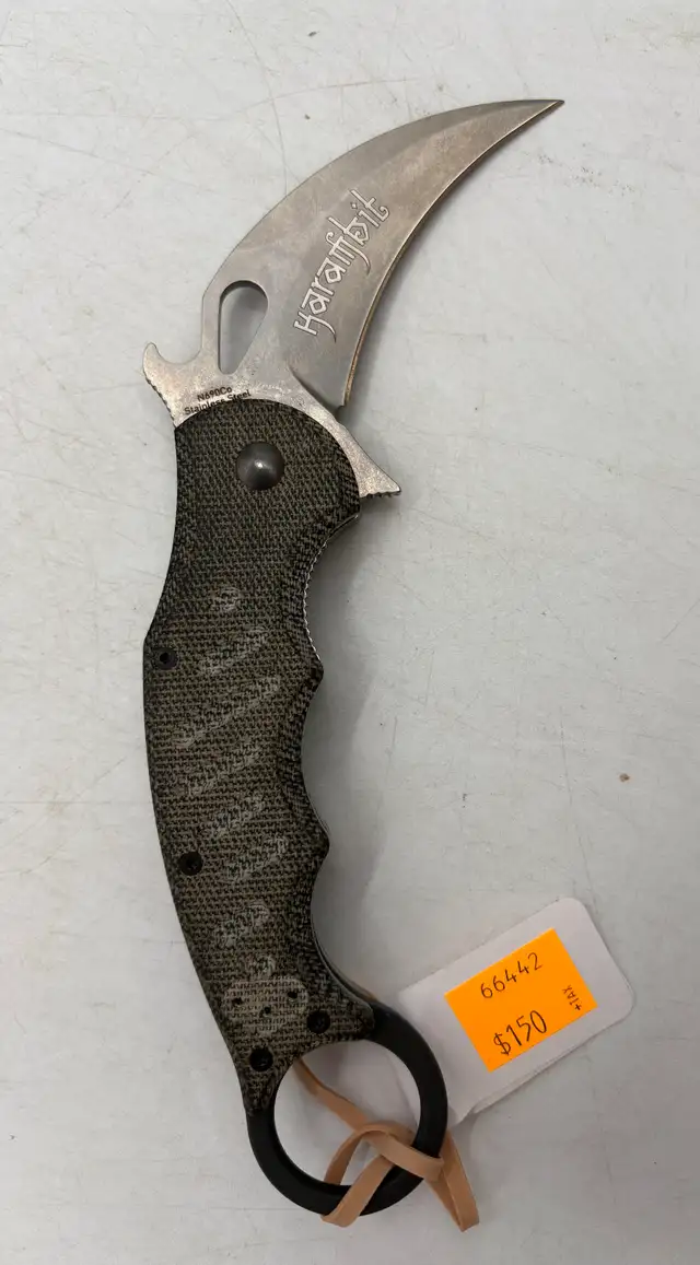 Fox Knives 479MIB Folding Karambit with Textured Handle - Photo 2