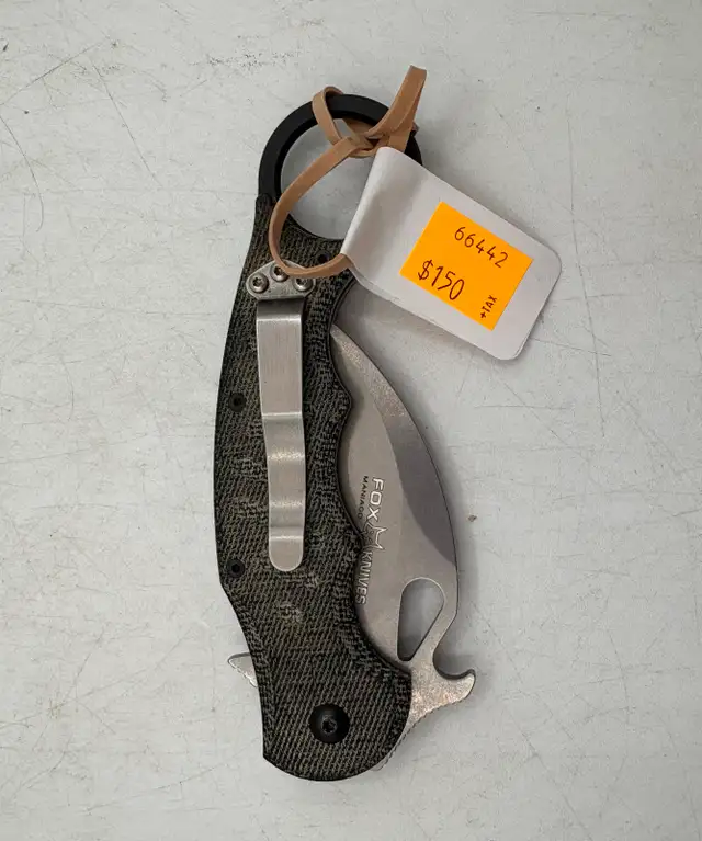 Fox Knives 479MIB Folding Karambit with Textured Handle - Photo 5