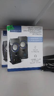 Speaker System - Insignia (NS-2810BT-C) Bluetooth 2.0 Computer