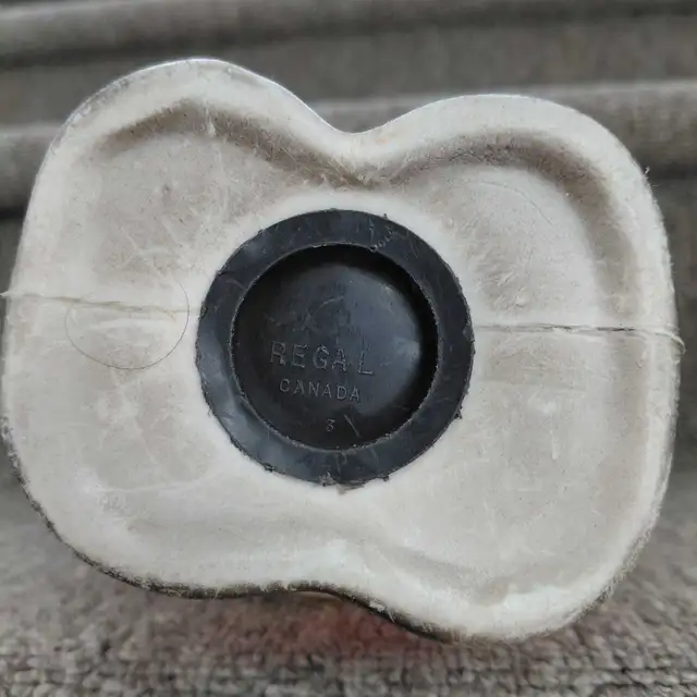 Père Noël tirelire vintage en plastique blow mold - Photo 3
