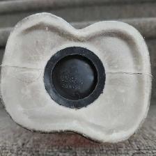 Père Noël tirelire vintage en plastique blow mold - Photo 3