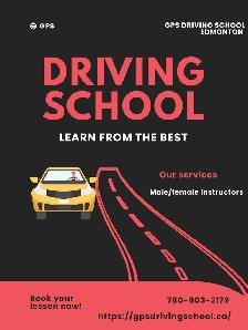 Driving Lesson- Certified Male & Female Instructors