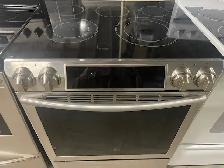 Cuisinière stainless encastrable vitrocéramique Samsung