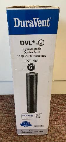 Double-Wall Black Stove Pipe Telescoping Length 29"-46" - Photo 4
