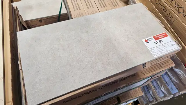 12x24 Matte Porcelain Tiles – Various Colors Available – $1.99SF