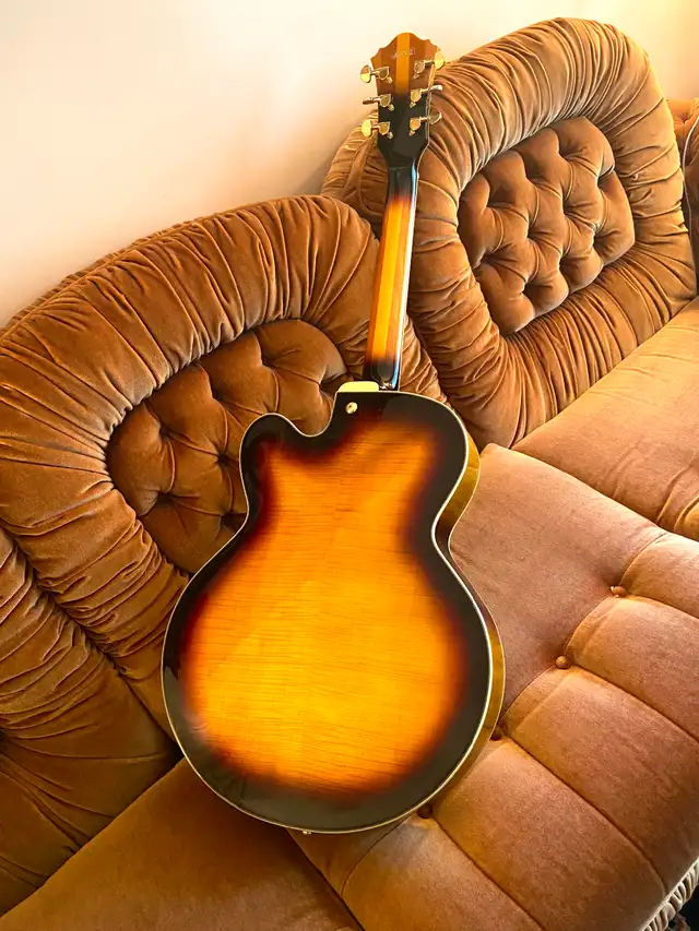 Ibanez AF155-AYS Artstar Semi Acoustic Guitar, CASE, Excellent. - Photo 7