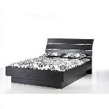 CLEARANCE DOUBLE PLATFORM BED WITH DOUBLE MATTRESS SELLING AS IS