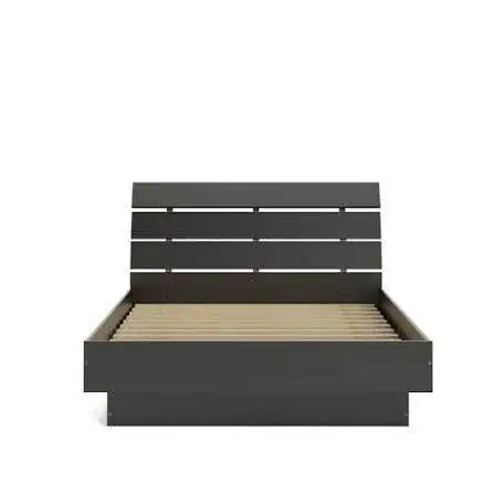 CLEARANCE DOUBLE PLATFORM BED WITH DOUBLE MATTRESS SELLING AS IS - Photo 3