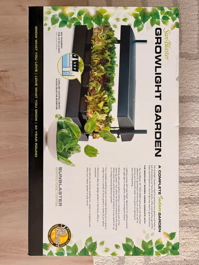 Sun Blaster Growlight Garden