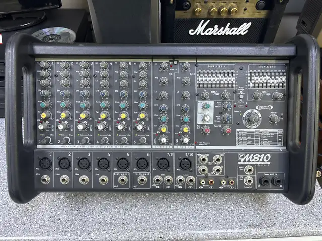 Yorkville M810 800 Watt 10 Channel Mixer