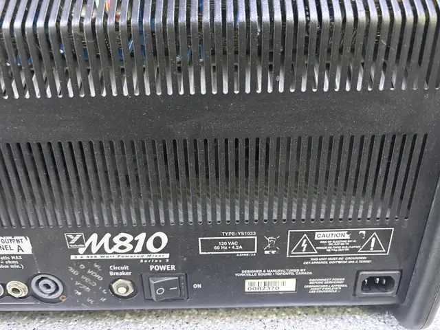 Yorkville M810 800 Watt 10 Channel Mixer - Photo 6