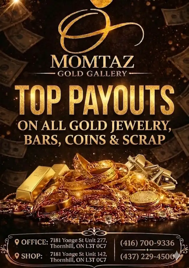 TOP CASH FOR GOLD - Gold & Silver Bars - Momtaz Gold Gallery