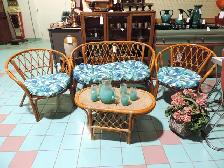 Bamboo Patio Furniture Set