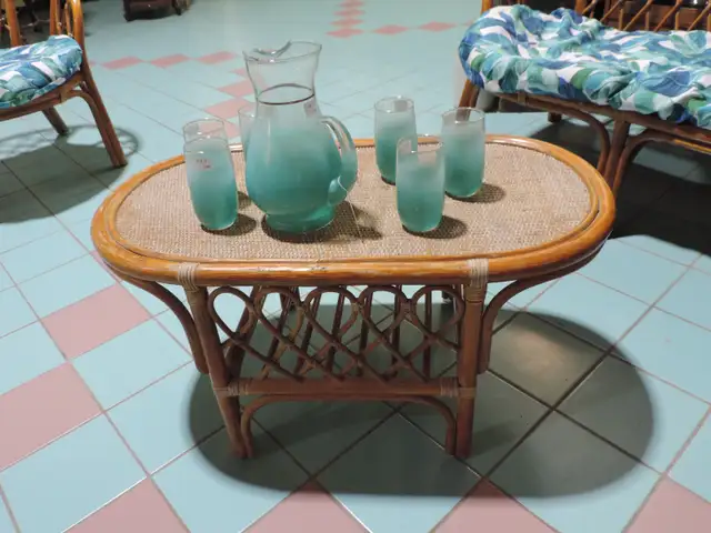 Bamboo Patio Furniture Set - Photo 4