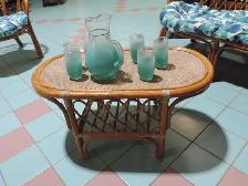 Bamboo Patio Furniture Set - Photo 4