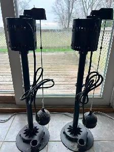 Brand new double sump pump backup systems (2 units), never used