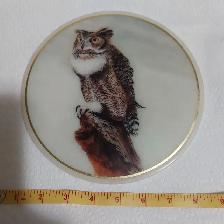 Great Horned Owl Plate