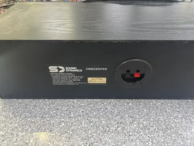 Sound Dynamics Cinecentre Centre Channel Speaker - Photo 3