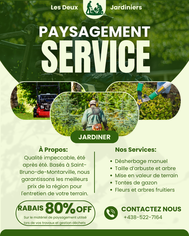 Paysagement et jardinage