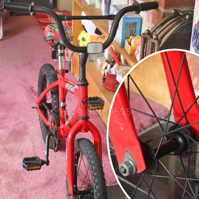Vélo enfant garçon 16' bmx Movelo Rush SUPER PROPRE 100% - Photo 3