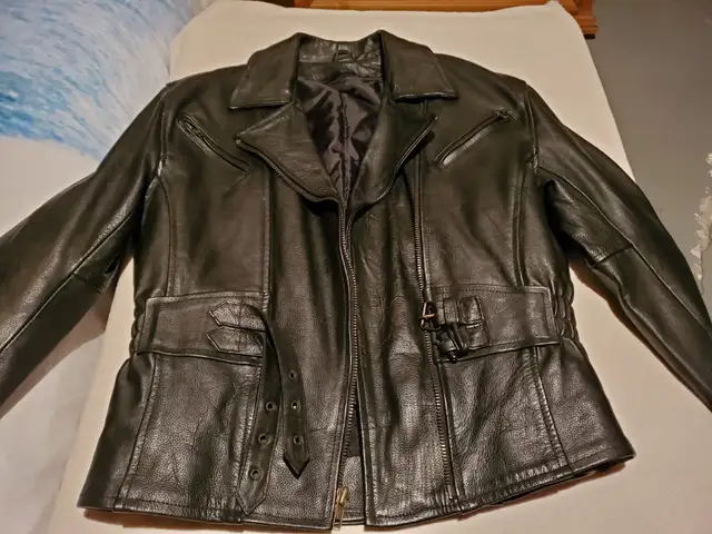 Ensemble de cuir pour femme pour moto - Photo 3