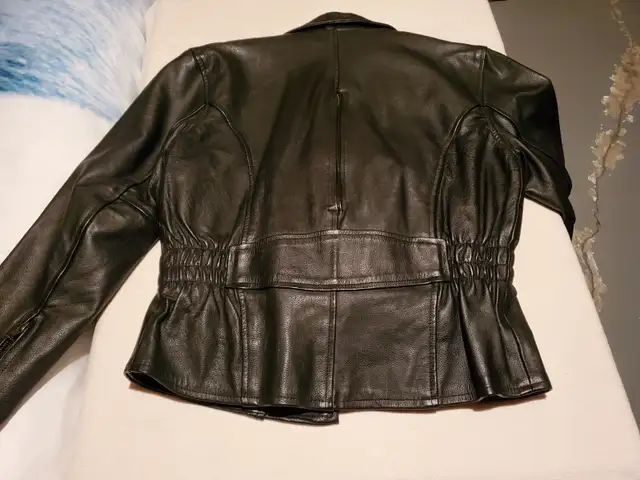 Ensemble de cuir pour femme pour moto - Photo 4